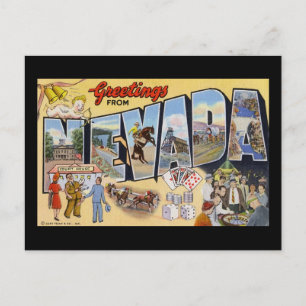 Grüße aus Nevada Postkarte