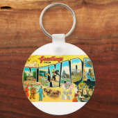 Grüße aus Nevada Schlüsselanhänger (Vorderseite)