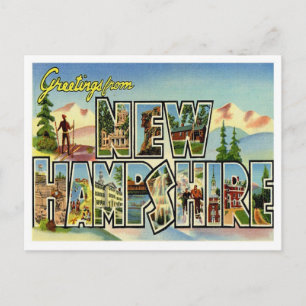 Grüße aus New Hampshire Postkarte