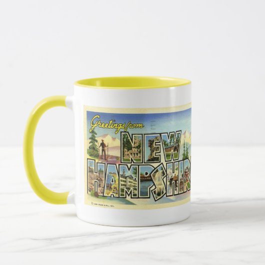 Grüße aus New Hampshire Tasse (Links)