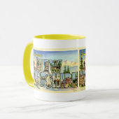 Grüße aus New Hampshire Tasse (Vorderseite Links)
