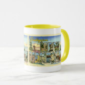 Grüße aus New Hampshire Tasse (VorderseiteRechts)