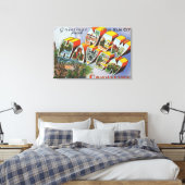 Grüße aus New Haven, CT Leinwanddruck (Insitu (Schlafzimmer))