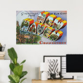 Grüße aus New Haven, CT Poster (Heimbüro)