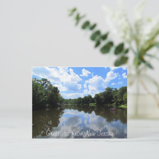 Grüße aus New Jersey 2 Postkarte (Stehend Vorderseite)