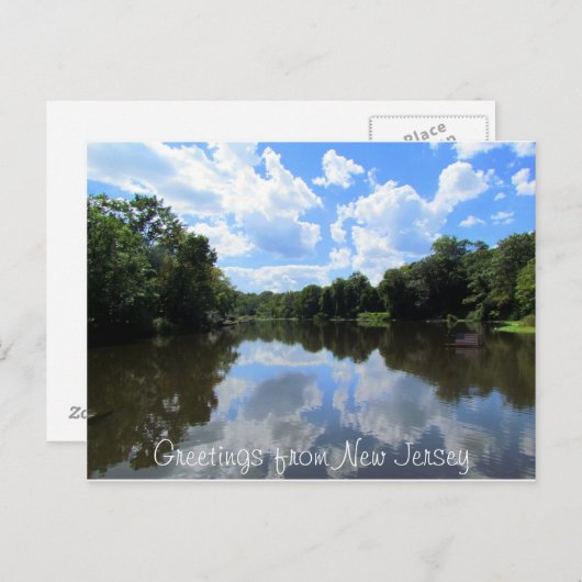 Grüße aus New Jersey 2 Postkarte (Vorne/Hinten)