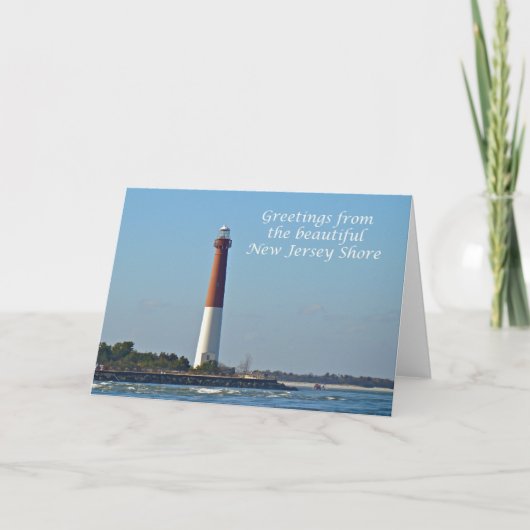 Grüße aus New Jersey - Barnegat Light Karte (Vorderseite)