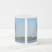 Grüße aus New Jersey - Barnegat Light Mattglastasse (Mittel)