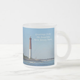 Grüße aus New Jersey - Barnegat Light Mattglastasse