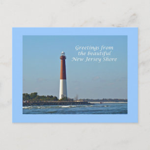 Grüße aus New Jersey - Barnegat Light Postkarte