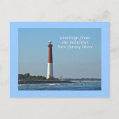 Grüße aus New Jersey - Barnegat Light Postkarte (Vorderseite)