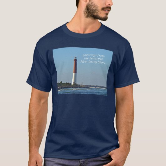 Grüße aus New Jersey - Barnegat Light T-Shirt (Vorderseite)
