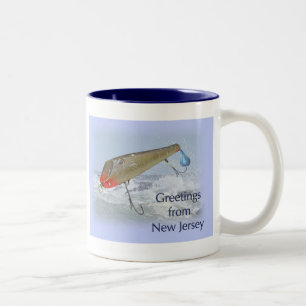 Grüße aus New Jersey Fishing Lure Zweifarbige Tasse