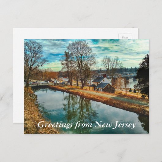 Grüße aus New Jersey Postcard Postkarte (Vorne/Hinten)