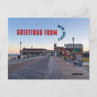 Grüße aus New Jersey Postkarte