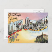 Grüße aus New Jersey Postkarte (Vorne/Hinten)