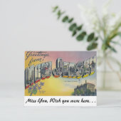 Grüße aus New Jersey Postkarte (Stehend Vorderseite)