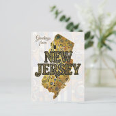 Grüße aus New Jersey Postkarte (Stehend Vorderseite)