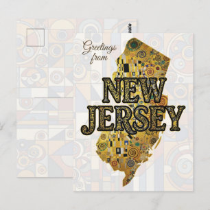 Grüße aus New Jersey Postkarte