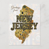 Grüße aus New Jersey Postkarte (Vorderseite)