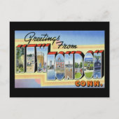 Grüße aus New London Connecticut Postkarte (Vorderseite)