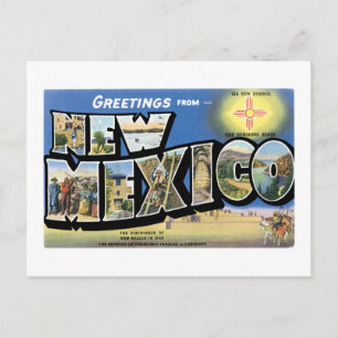 Grüße aus New Mexico! Postkarte