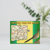 Grüße aus New Mexico Postkarte (Stehend Vorderseite)