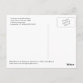 Grüße aus New Mexico Postkarte (Rückseite)