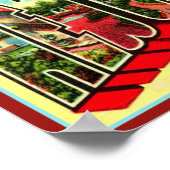 Grüße aus New Orleans Poster der 1940er Jahre (Ecke)