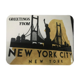 Grüße aus New York City Magnet