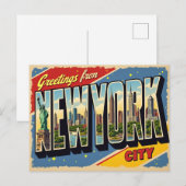 Grüße aus New York City Postkarte (Vorne/Hinten)