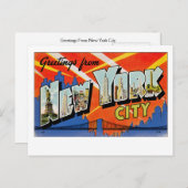 Grüße aus New York City Postkarte (Vorne/Hinten)