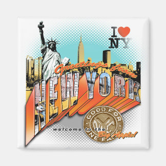Grüße aus New YoRK Magnet