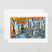 Grüße aus New York, New York! Postkarte (Vorne/Hinten)