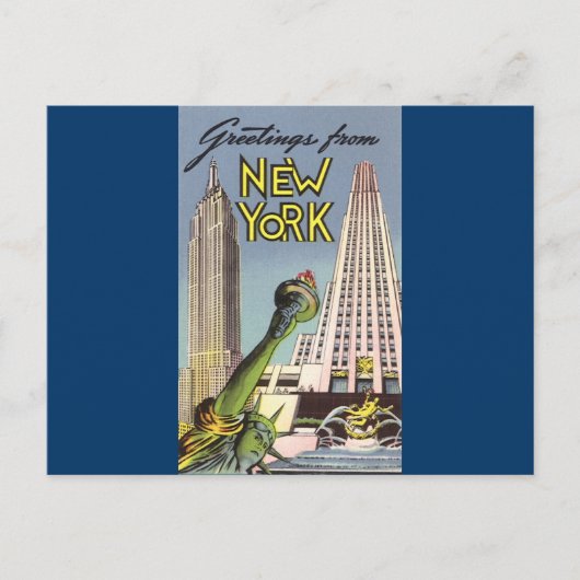 Grüße aus New York Postkarte (Vorderseite)