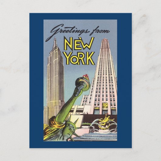 Grüße aus New York Postkarte (Vorderseite)