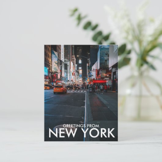 Grüße aus New York Postkarte (Stehend Vorderseite)