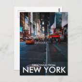 Grüße aus New York Postkarte (Vorne/Hinten)