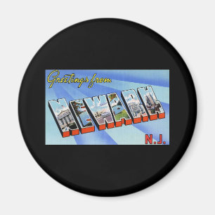 Grüße aus Newark New Jersey Magnet