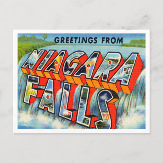 Grüße aus Niagara Falls, New York Travel Postkarte