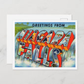 Grüße aus Niagara Falls, New York Travel Postkarte (Vorne/Hinten)