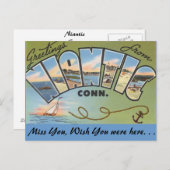 Grüße aus Niantic Postkarte (Vorne/Hinten)