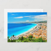 Grüße aus Nizza, Frankreich Postkarte (Vorne/Hinten)