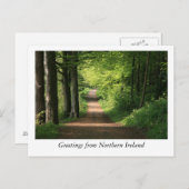 Grüße aus Nordirland Postkarte (Vorne/Hinten)