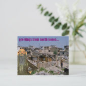 Grüße aus Nordkorea Postkarte (Stehend Vorderseite)