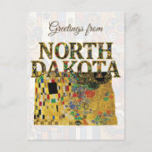 Grüße aus North Dakota Postkarte (Vorderseite)