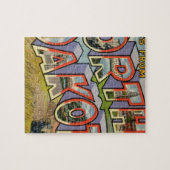 Grüße aus North Dakota Puzzle (Horizontal)