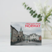 Grüße aus Norwegen Postkarte (Stehend Vorderseite)