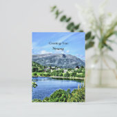 Grüße aus Norwegen Postkarte (Stehend Vorderseite)