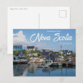 Grüße aus Nova Scotia Kanada Postkarte (Vorne/Hinten)